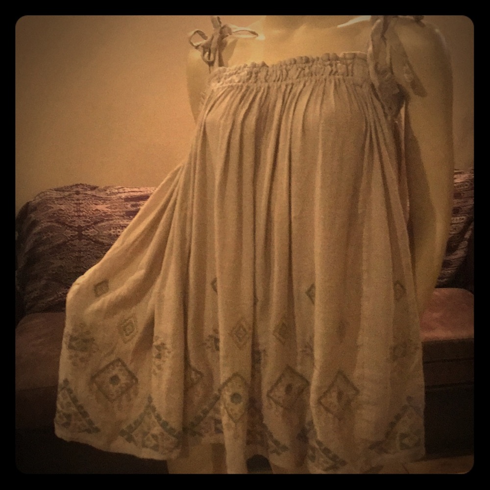 FREE PEOPLE linen mini dress xs-med  NWOT $148